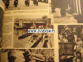 Suomen Kuvalehti 1945 nr 25 ilm 23.6.1945 Juhannus 1945 ajankuvaa. Laaja artikkeli kuvineen : Loviisan kaupunki täyttää 200 v. Aleksi Lehtonen arkkipiispaksi