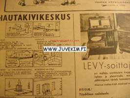 Suomen Kuvalehti 1945 nr 10  10.3.1945  Kannessa Oskari Rouvinen Salpauselän 50 km:n voittaja. Onnittelukuvissa mm. Knut Tallqvist 80v, M.N.Hyöky 75v. Pertti Ahva