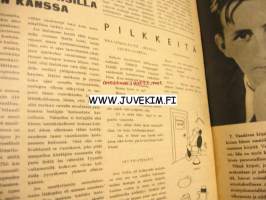 Suomen Kuvalehti 1945 nr 9, ilm 3.3.1945. Miten veturit syntyvät; Tampereen Lokomo. Mia Backman 50-vuotisjuhla.