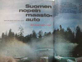 Vauhdin Maailma 1974 / 7 sis. mm. seur. artikkelit / kuvat / mainokset; Rallicros yhtä paljon show kuin kilpailukin mm. Björn Waldegård, Mauri A. Lindell,
