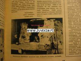Suomen Kuvalehti 1945 nr 1. Tammikuu  1945 ajankuvaa. Kansi: Mannerheim vierailee invaliidisairaalassa.