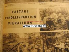 Suomen Kuvalehti 1941 nr 32, Hämeen isännän kartanoissa - maaherra Mattson, Toivo Pekkanen: kansallinen kohtalonyhteys ja kotirintama, kun Laiska Jaakko lähti