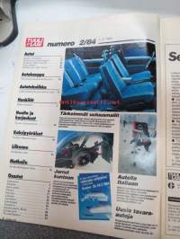 Tuulilasi 1984 nr 2 Koeajo Toyota Carina II, vertailu Saab 16 Turbo ja Volvo 740 Turbo