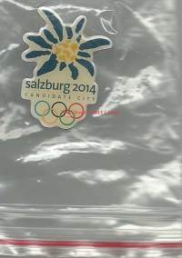 Salzburg   Canditate City 2014 olympia pinssi, avaamaton pakkaus - pinssi rintamerkki / Olympiakisat keskittyvät yhden kaupungin ympärille ja niiden pitopaikan