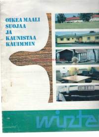 Oikea maali suojaa ja kaunistaa kauimmin - tuote-esite 1966