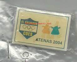 Ateena 2004  pinssi - pinssi rintamerkki / avaamaton pakkaus