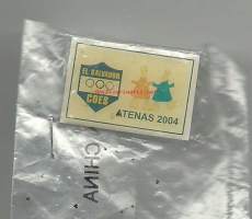 Ateena 2004  pinssi - pinssi rintamerkki / avaamaton pakkaus