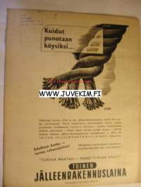 Suomen Kuvalehti 1941 nr 24,  sanan julistusta palaneen kirkon raunioilla Lapuan Tiistenjoella, hirsi vaiko lautatalo?