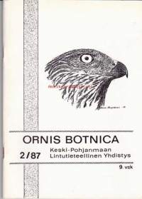 Ornis Botnica 2/1987. Lintutieteellinen julkaisu.  Keski-Pohjanmaan Lintutieteellinen yhdistys