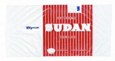Sudan suklaakääre  makeiskääre  1950-luku