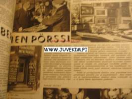 Suomen Kuvalehti 1941 nr 3, Kansikuvassa Torpeedo lentokoneen rungossa valmiina pudotettavaksi. Aiheita : osto- ja myyntiliike Pinnebergin pörssi, Robert