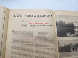 Hopeatorvet 1943 nr 27 - Asemiesilta 65, Salo - Elokuvateatteri Kiva -ohjelmalehtinen ja lukemisto, sisältää mm; Kansikuva Lizzi Waldmüller, Salo - Virkeä