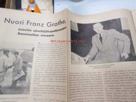 Hopeatorvet 1943 nr 27 - Asemiesilta 65, Salo - Elokuvateatteri Kiva -ohjelmalehtinen ja lukemisto, sisältää mm; Kansikuva Lizzi Waldmüller, Salo - Virkeä