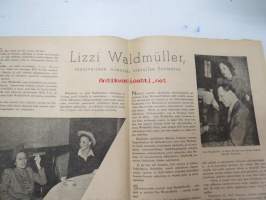 Hopeatorvet 1943 nr 27 - Asemiesilta 65, Salo - Elokuvateatteri Kiva -ohjelmalehtinen ja lukemisto, sisältää mm; Kansikuva Lizzi Waldmüller, Salo - Virkeä