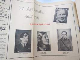 Hopeatorvet 1943 nr 40 - Asemiesilta 77 Pieksämäki Suojeluskuntatalo 7.10.1943 -ohjelmalehtinen ja lukemisto, sisältää mm; Vilho Ilmari, pakinoita,
