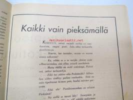 Hopeatorvet 1943 nr 40 - Asemiesilta 77 Pieksämäki Suojeluskuntatalo 7.10.1943 -ohjelmalehtinen ja lukemisto, sisältää mm; Vilho Ilmari, pakinoita,