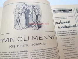 Hopeatorvet 1943 nr 40 - Asemiesilta 77 Pieksämäki Suojeluskuntatalo 7.10.1943 -ohjelmalehtinen ja lukemisto, sisältää mm; Vilho Ilmari, pakinoita,