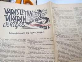 Hopeatorvet 1943 nr 33 - Asemiesilta 70 Kankaanpää 19.8.1943 -ohjelmalehtinen ja lukemisto, sisältää mm; Upseerikoulu, Mirjam Kuosmanen, pakinoita,