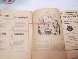 Hopeatorvet 1943 nr 33 - Asemiesilta 70 Kankaanpää 19.8.1943 -ohjelmalehtinen ja lukemisto, sisältää mm; Upseerikoulu, Mirjam Kuosmanen, pakinoita,