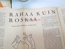 Hopeatorvet 1943 nr 49 A - Asemiesilta 85 Loimaa 9.12.1943 -ohjelmalehtinen ja lukemisto, sisältää mm; Aku Korhonen, pakinoita, jännityskertomuksia,