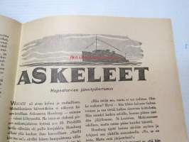 Hopeatorvet 1943 nr 50 - Asemiesilta 47, Messuhalli 25.11.1943 -ohjelmalehtinen ja lukemisto, sisältää mm; Toini Vartiainen, pakinoita, jännityskertomuksia,