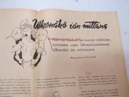 Hopeatorvet 1943 nr 34 - Asemiesilta 71, Messuhalli 26.8.1943 -ohjelmalehtinen ja lukemisto, sisältää mm; Aune Antti, Lea Mattila, pakinoita,