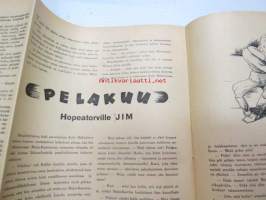 Hopeatorvet 1943 nr 34 - Asemiesilta 71, Messuhalli 26.8.1943 -ohjelmalehtinen ja lukemisto, sisältää mm; Aune Antti, Lea Mattila, pakinoita,