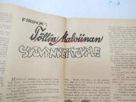 Hopeatorvet 1943 nr 34 - Asemiesilta 71, Messuhalli 26.8.1943 -ohjelmalehtinen ja lukemisto, sisältää mm; Aune Antti, Lea Mattila, pakinoita,