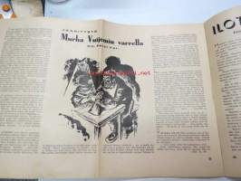 Hopeatorvet 1943 nr 22 - Asemiesilta 69 (ruotsinkielinen), Parainen Malmi, 12.8.1943 -ohjelmalehtinen ja lukemisto, sisältää mm; Lulu Paasipuro, pakinoita,