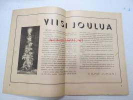 Hopeatorvet 1943 nr 51 - Asemiesilta Joulunumero (ei esitystä eikä lähetystä) -ohjelmalehtinen ja lukemisto, sisältää mm; VTL - Valtion Tiedotuslaitos -