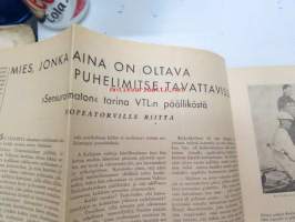 Hopeatorvet 1943 nr 51 - Asemiesilta Joulunumero (ei esitystä eikä lähetystä) -ohjelmalehtinen ja lukemisto, sisältää mm; VTL - Valtion Tiedotuslaitos -