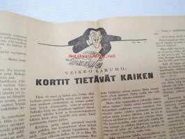 Hopeatorvet 1943 nr 51 - Asemiesilta Joulunumero (ei esitystä eikä lähetystä) -ohjelmalehtinen ja lukemisto, sisältää mm; VTL - Valtion Tiedotuslaitos -