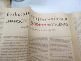 Hopeatorvet 1943 nr 39 - Asemiesilta 76 - Ilmavoimien asemiesilta, Messuhalli, 30.9.1943 -ohjelmalehtinen ja lukemisto, sisältää mm; pakinoita,