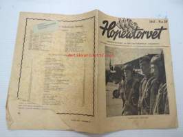 Hopeatorvet 1943 nr 39 - Asemiesilta 76 - Ilmavoimien asemiesilta, Messuhalli, 30.9.1943 -ohjelmalehtinen ja lukemisto, sisältää mm; pakinoita,