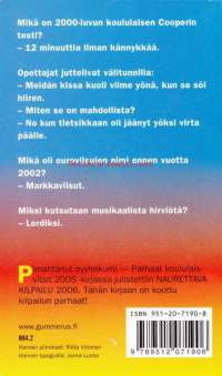 Lautaileva lihapulla.  Parhaat koululaisvitsit 2006.  230 parasta. Mikä on 2000-luvun koululaisen Cooper-testi?  12 minuuttia ilman whatsuppia, heh!