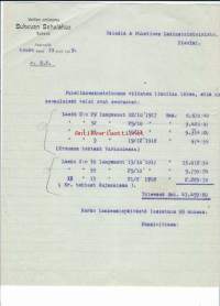 Valtion omistama Sukevan Sahalaitos Sukeva 1919  - firmalomake