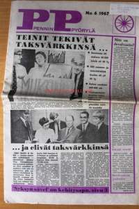 Pennin Pyörylä 1967 N:o 6.  Postisäästöpankki.
