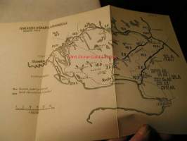 Suomen kohtalon ratkaisu Kannaksella v. 19445 karttaliitettä