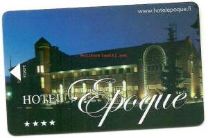 Hotel Epoque  hotellikortti  muovia
