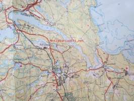 Karjalan kannas - Karelska näset topografinen kartta 1:200 000 -kartta