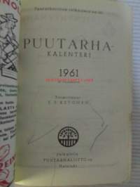 Puutarhakalenteri 1961