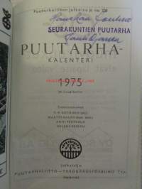 Puutarhakalenteri 1975