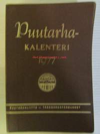 Puutarhakalenteri 1977