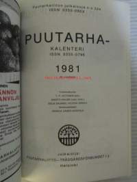 Puutarhakalenteri 1981