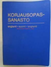 Korjausopassanasto englanti-suomi-englanti