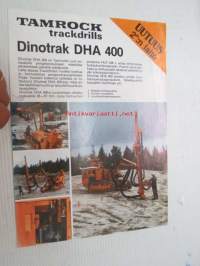 Tamrock trackdrill Dinotrak DHA 400 porauslaite -myyntiesite
