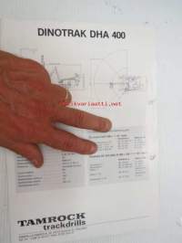 Tamrock trackdrill Dinotrak DHA 400 porauslaite -myyntiesite