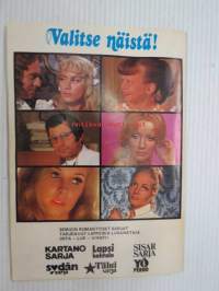 Yöperho - Ilotyttöjen kohtaloita 1976 nr 8 Makean elämän houkutus -romanttinen ajanvietelehti