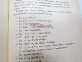 Haapaniemestä Santahaminaan -suppea esitys kadettikoulun vaiheista