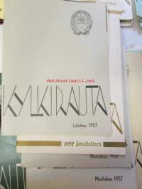Kylkirauta 1955-71 vuosien lehtiä 38 kappaletta - kadettikunta lehti